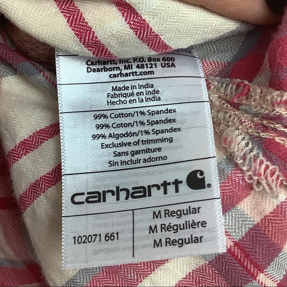 Carhartt Button Down Size Medium - image 4